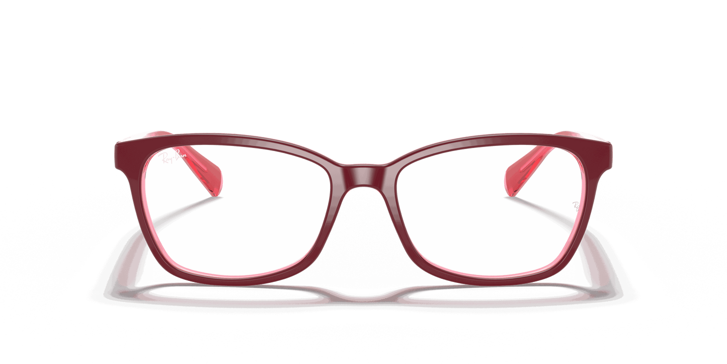 [Clear Lenses, Polished Purple-Reddish Frame]