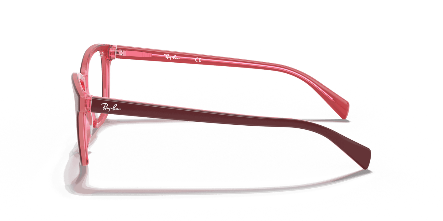 [Clear Lenses, Polished Purple-Reddish Frame]