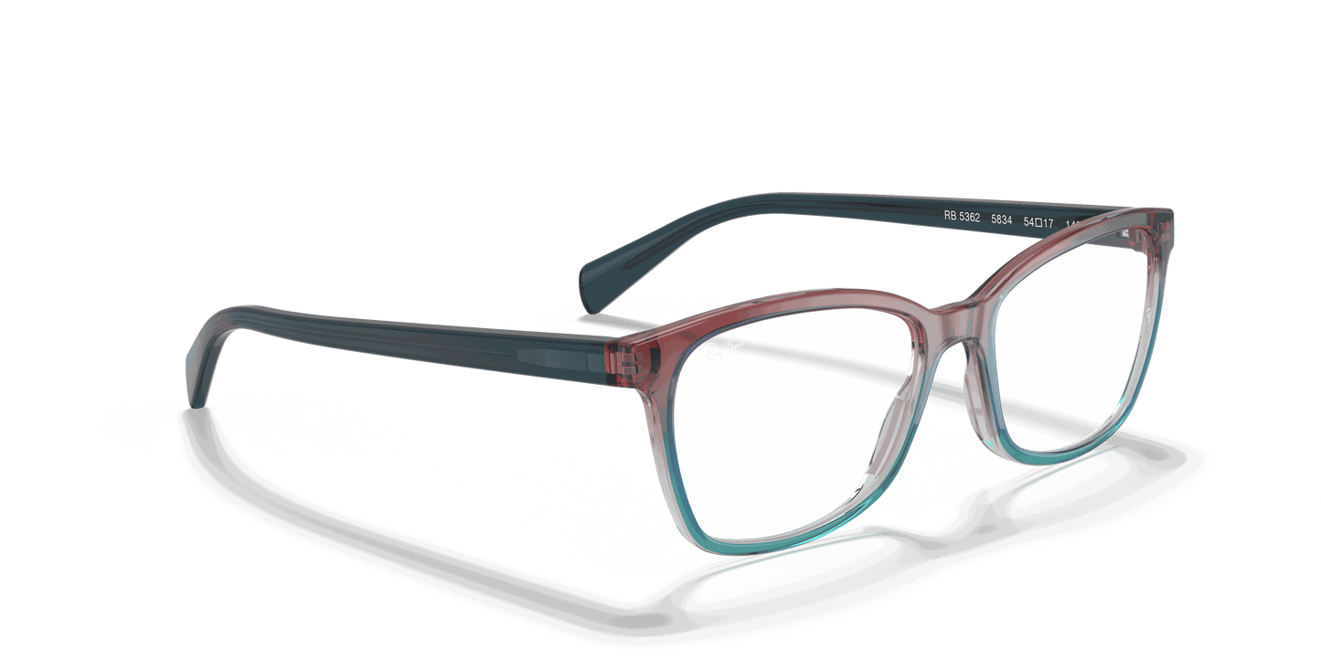 [Clear Lenses, Polished Burgundy White & Blue Frame]