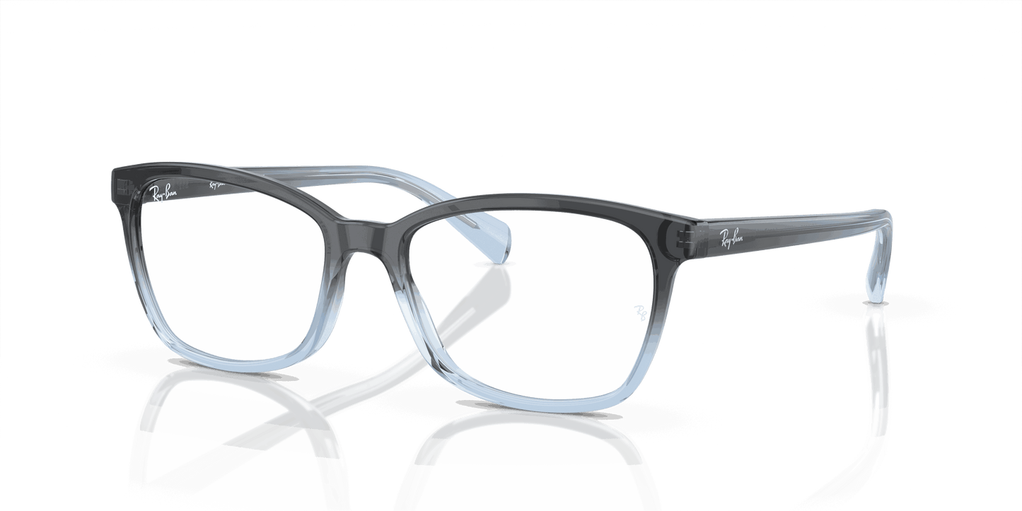 [Demo Lens Lenses, Polished Blue & Light Blue Frame]