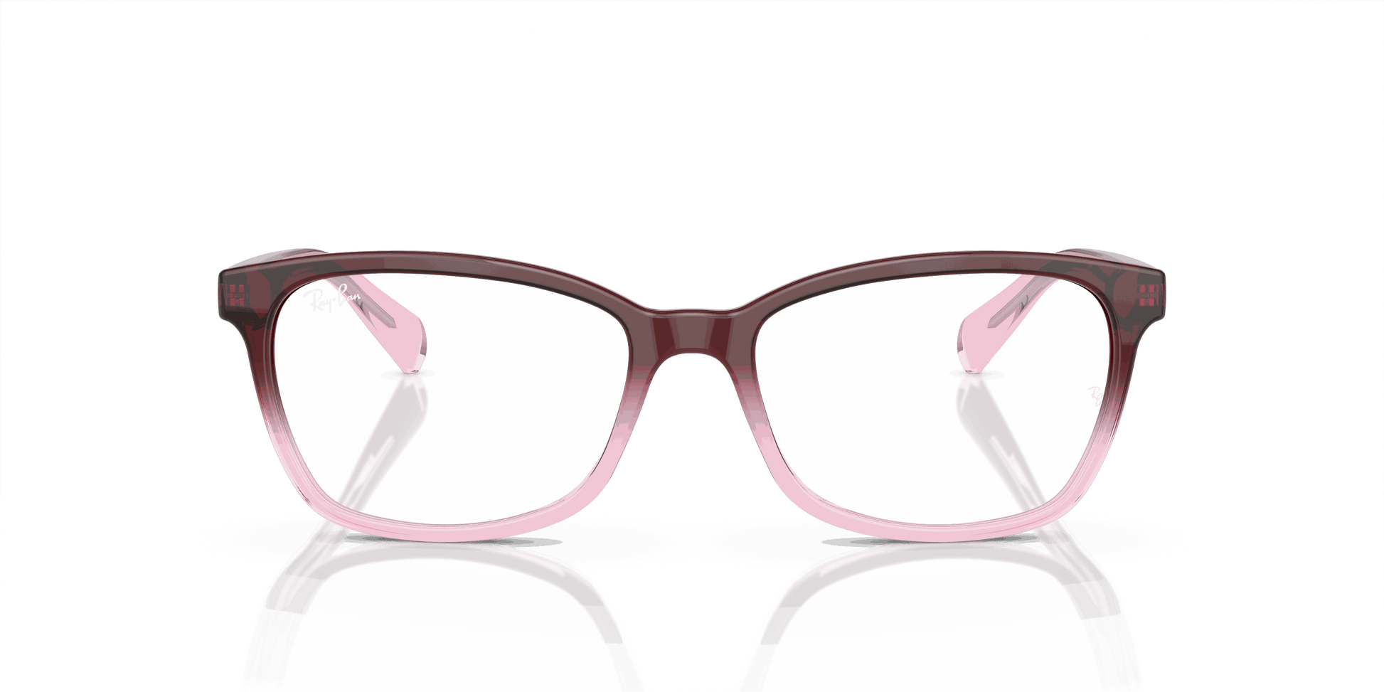 [Demo Lens Lenses, Polished Red & Pink Frame]