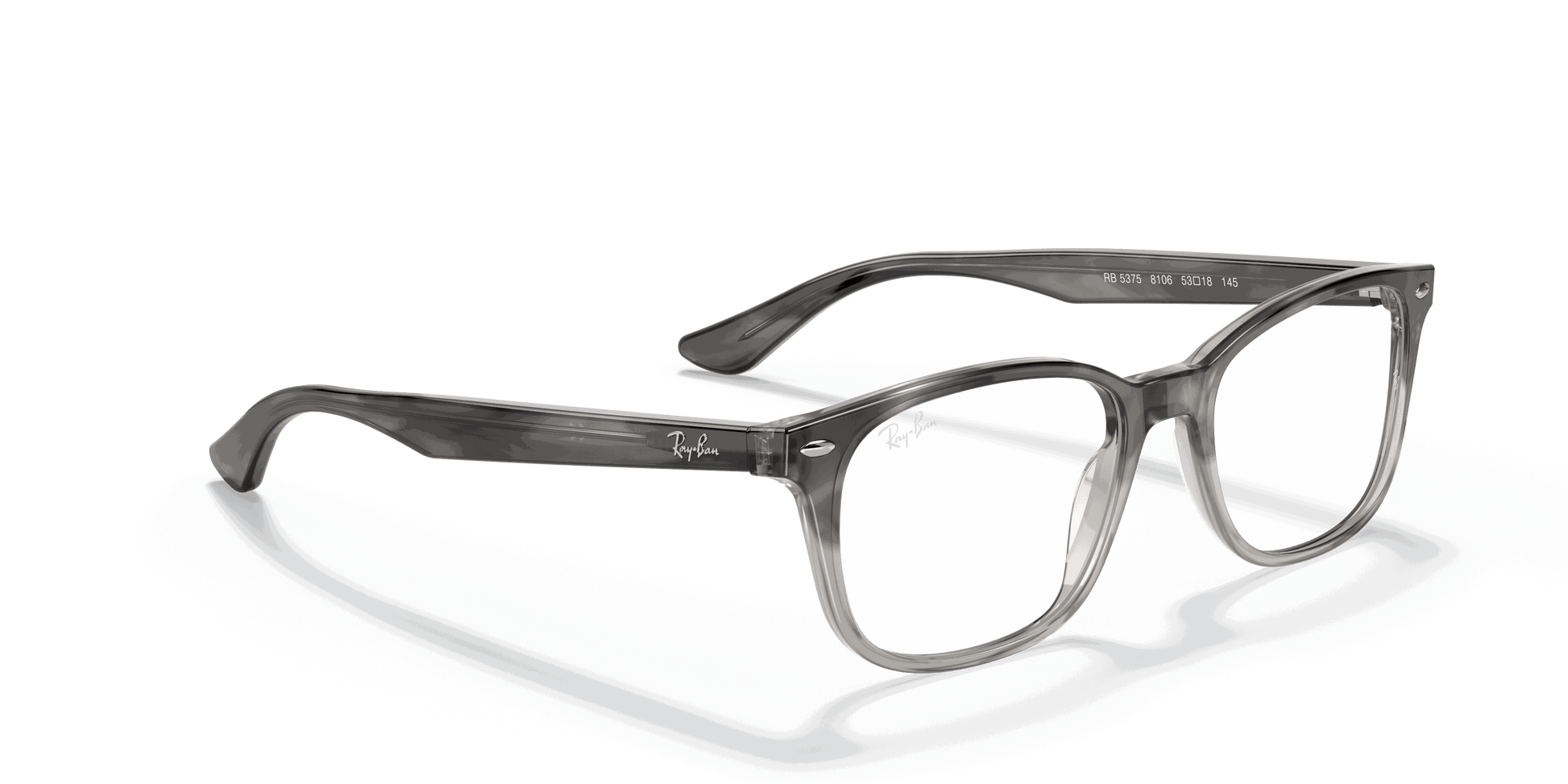 [Clear Lenses, Polished Grey Havana Frame]
