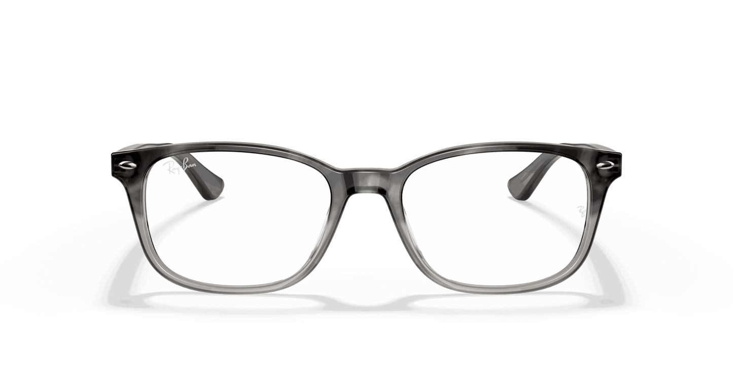 [Clear Lenses, Polished Grey Havana Frame]
