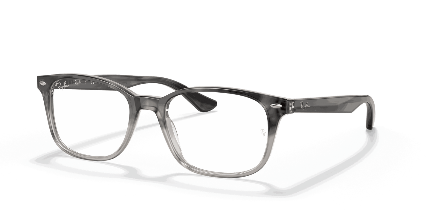 [Clear Lenses, Polished Grey Havana Frame]