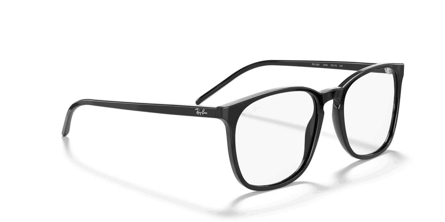 [Clear Lenses, Polished Black Frame]