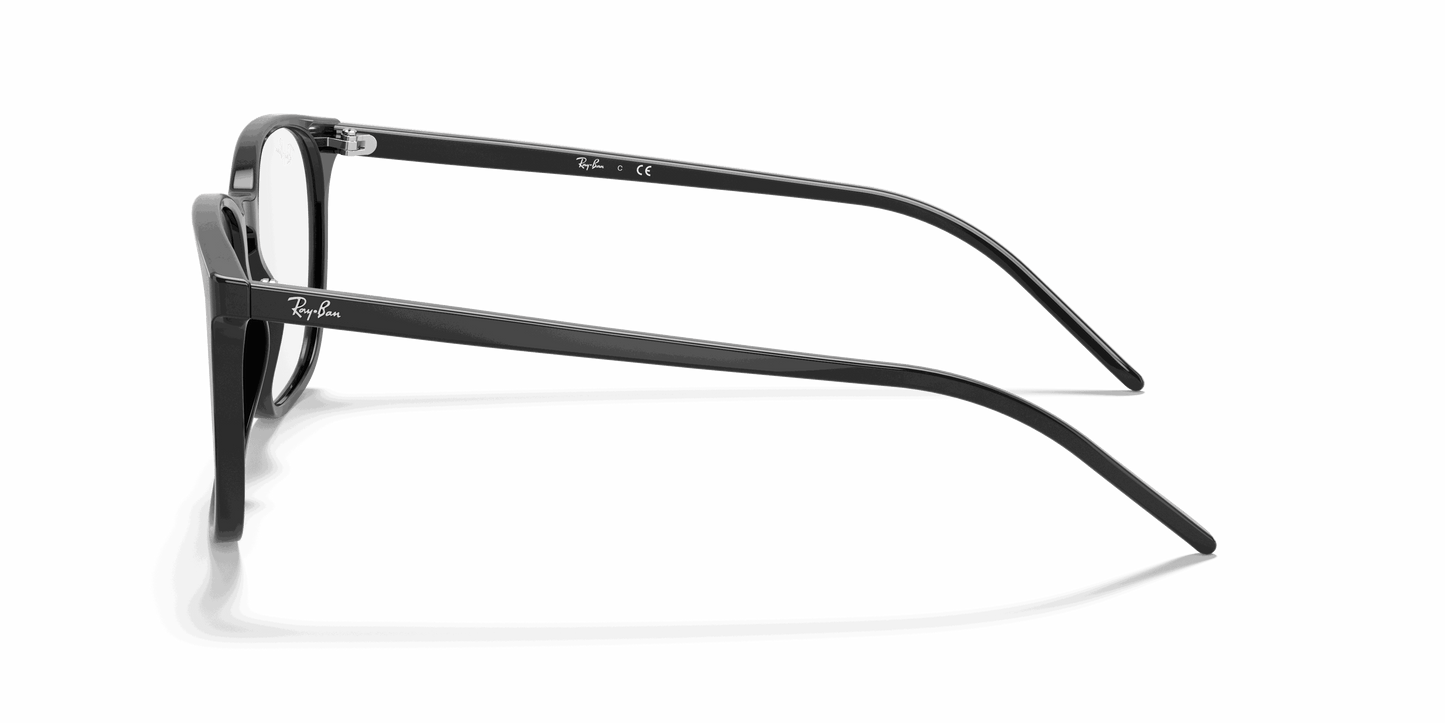 [Clear Lenses, Polished Black Frame]