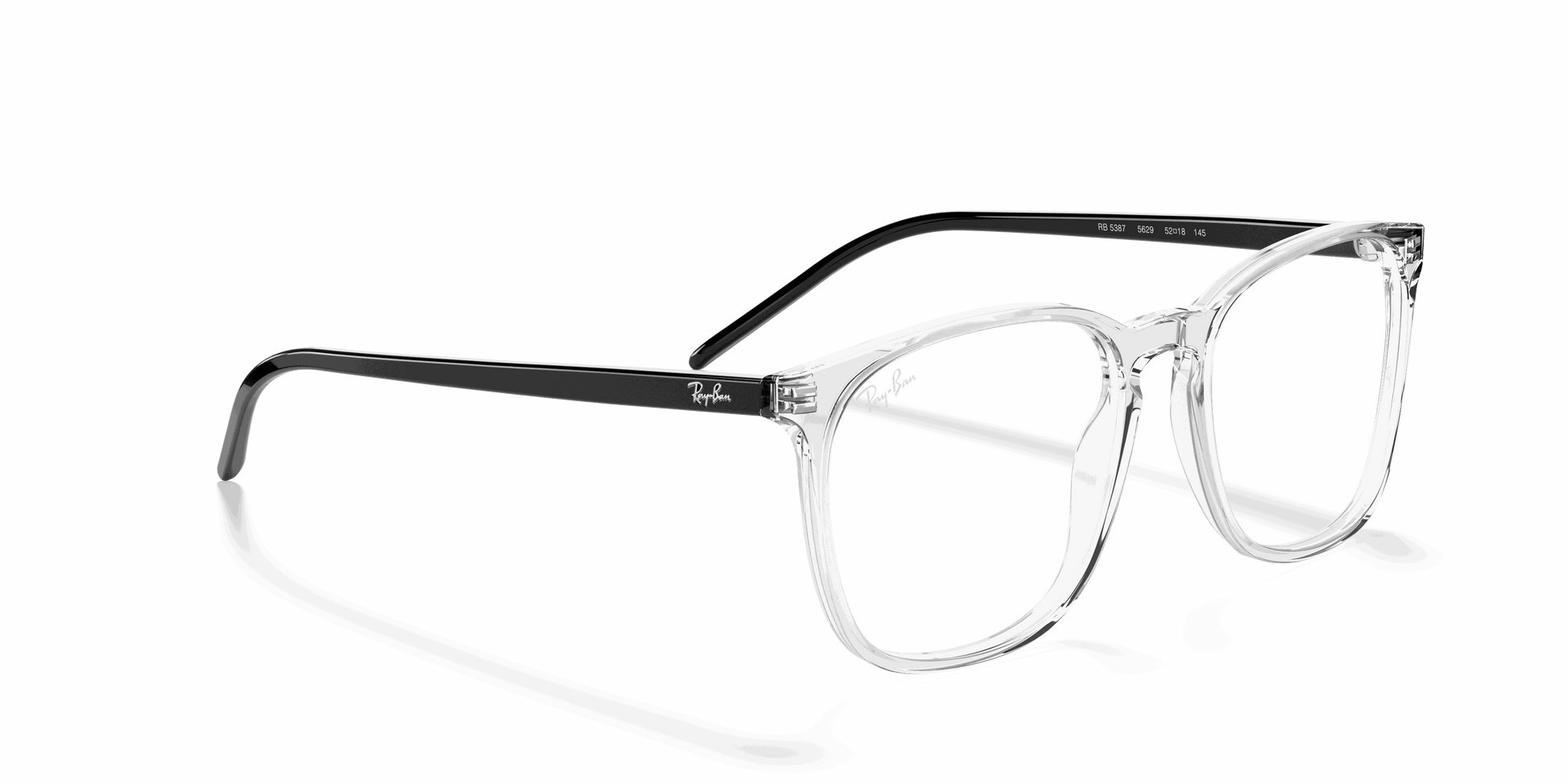 [Clear Lenses, Polished Transparent Frame]