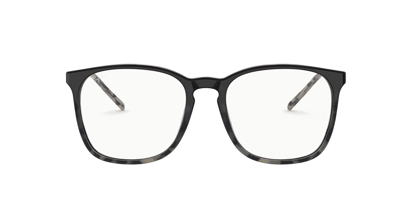 [Clear Lenses, Polished Havana Beige Frame]