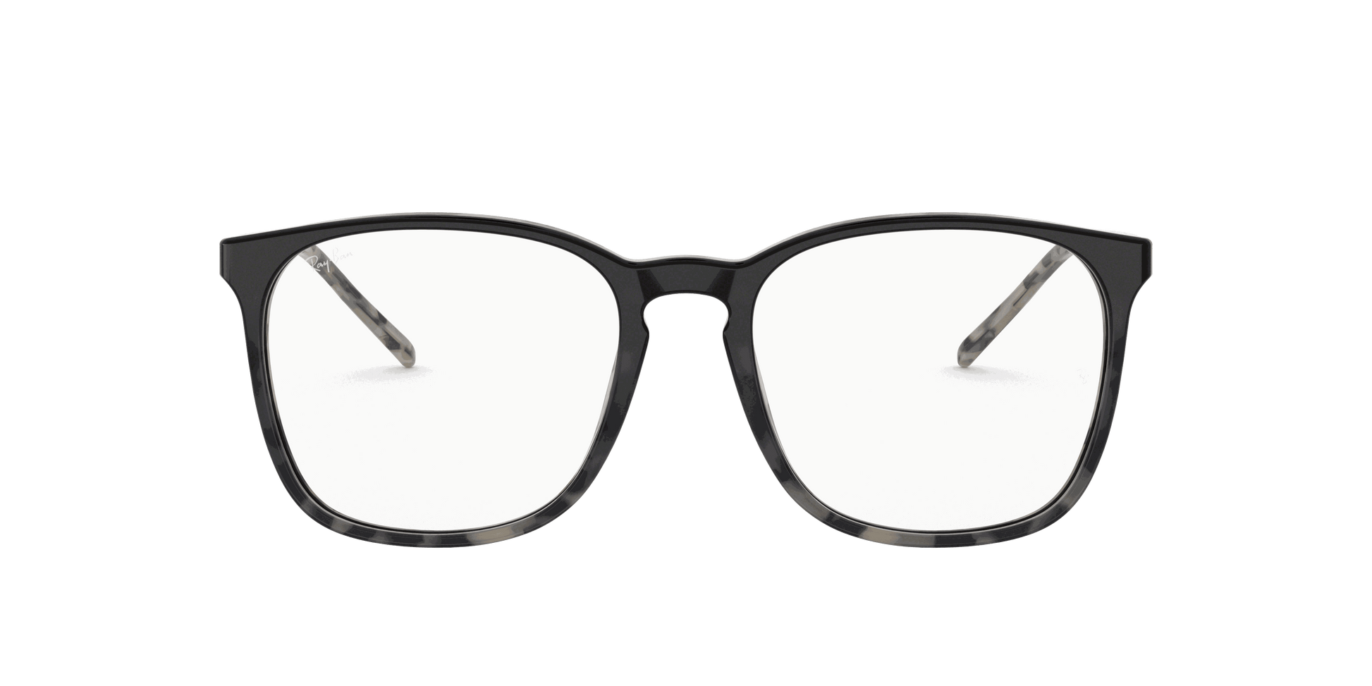 [Clear Lenses, Polished Havana Beige Frame]