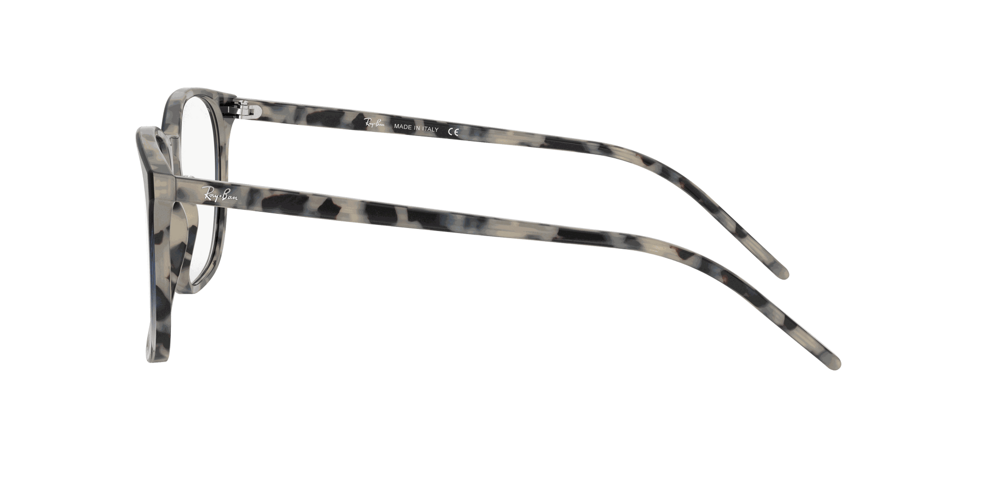 [Clear Lenses, Polished Havana Beige Frame]