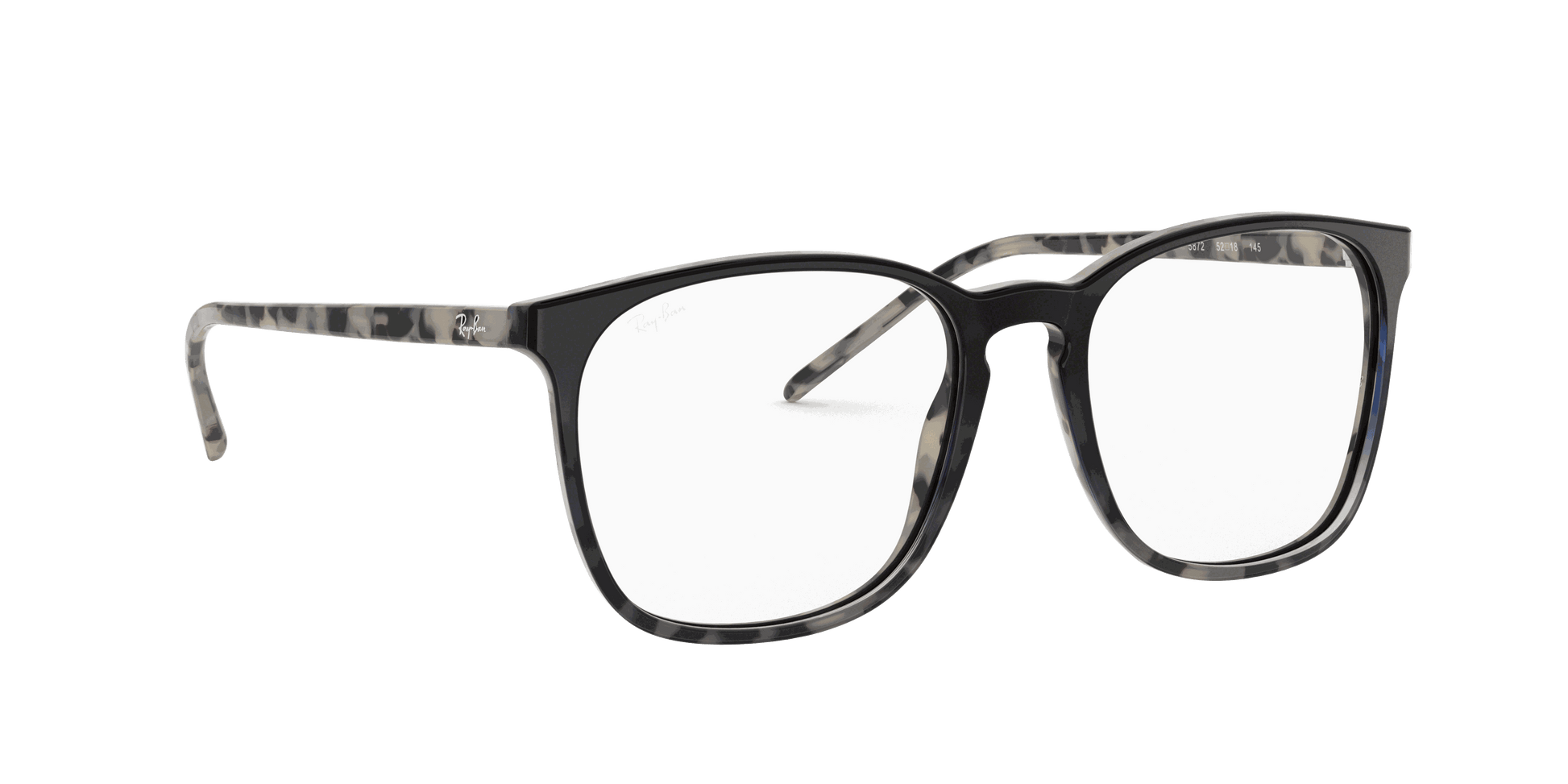 [Clear Lenses, Polished Havana Beige Frame]