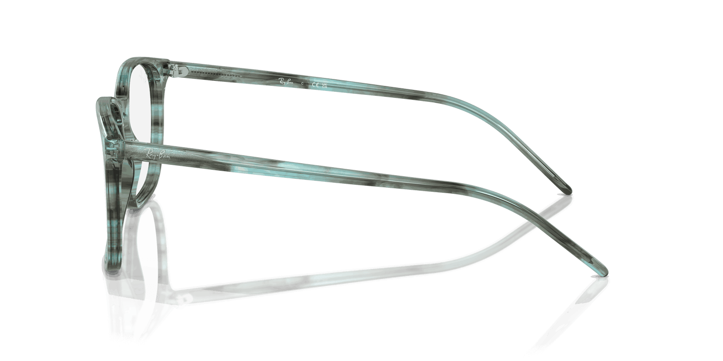 [Clear Lenses, Polished Striped Green Frame]
