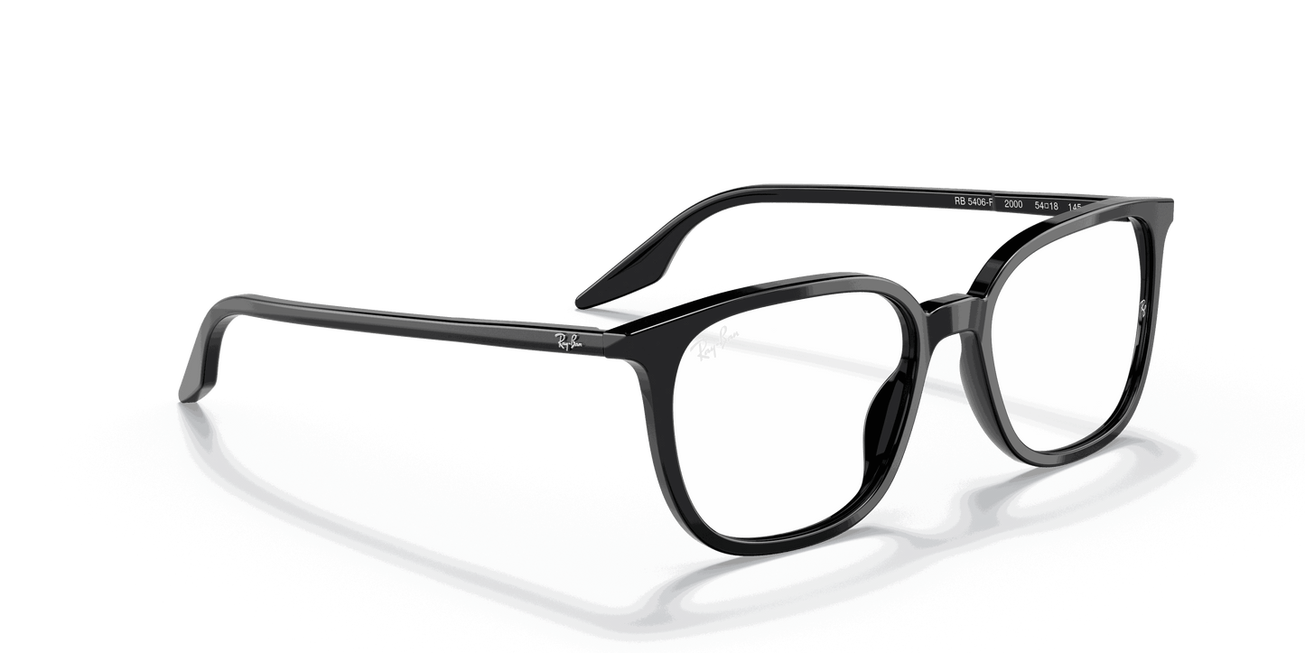 [Clear Lenses, Polished Black Frame]