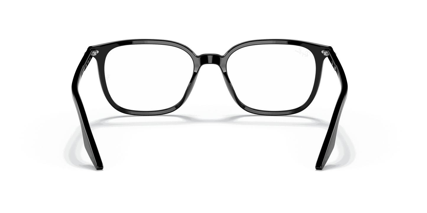 [Clear Lenses, Polished Black Frame]