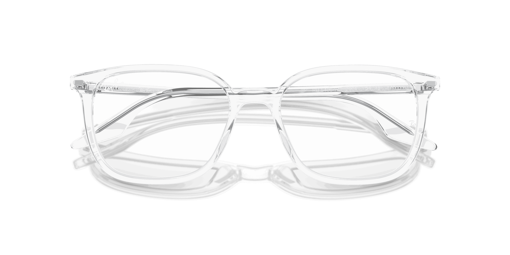 [Clear Lenses, Polished Transparent Frame]