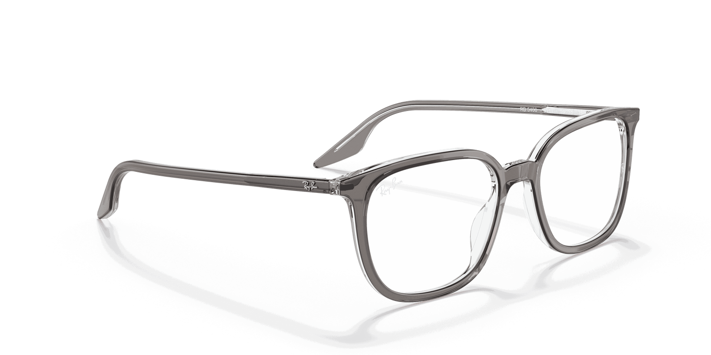 [Clear Lenses, Polished Grey On Transparent Frame]