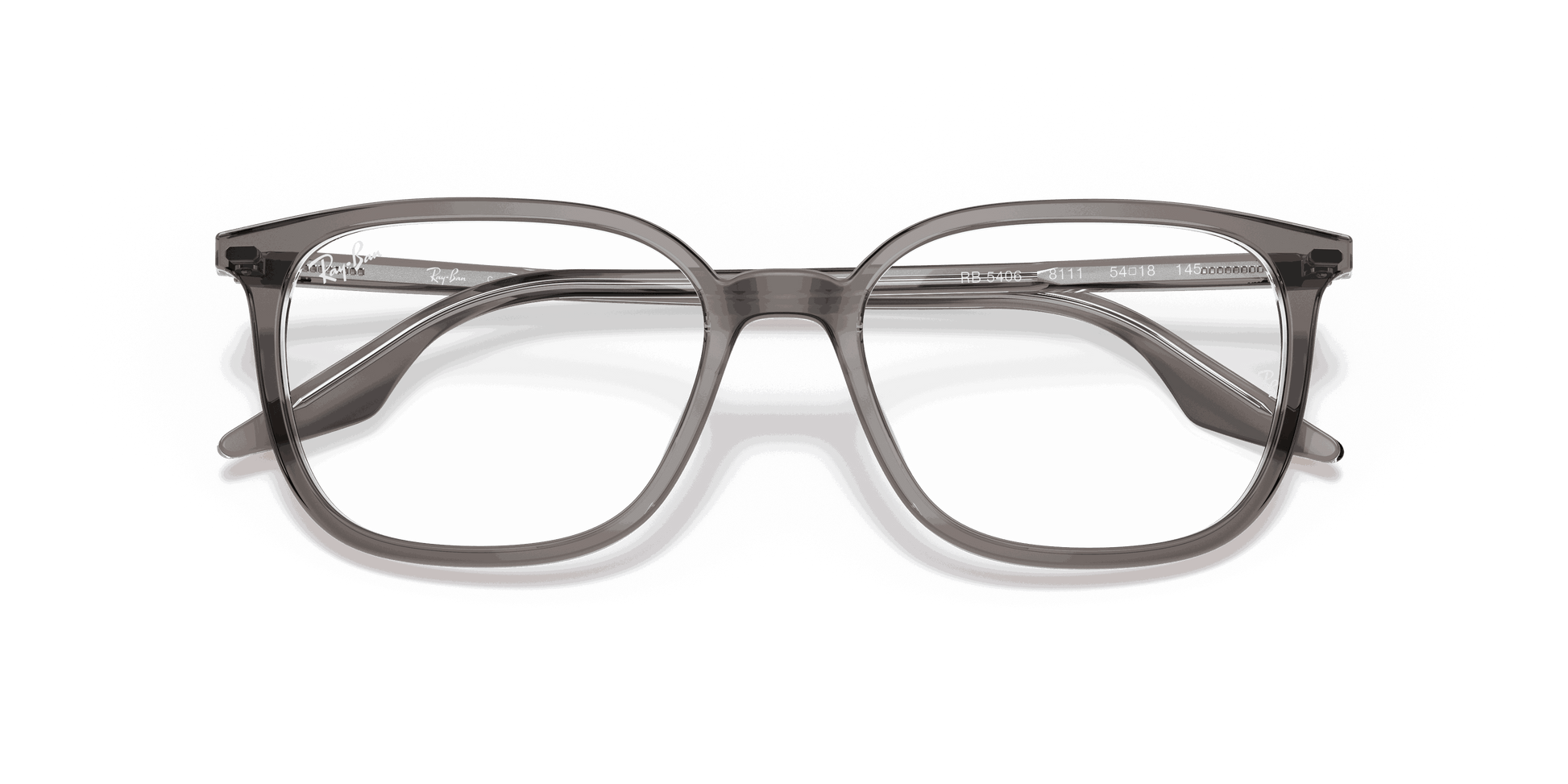 [Clear Lenses, Polished Grey On Transparent Frame]