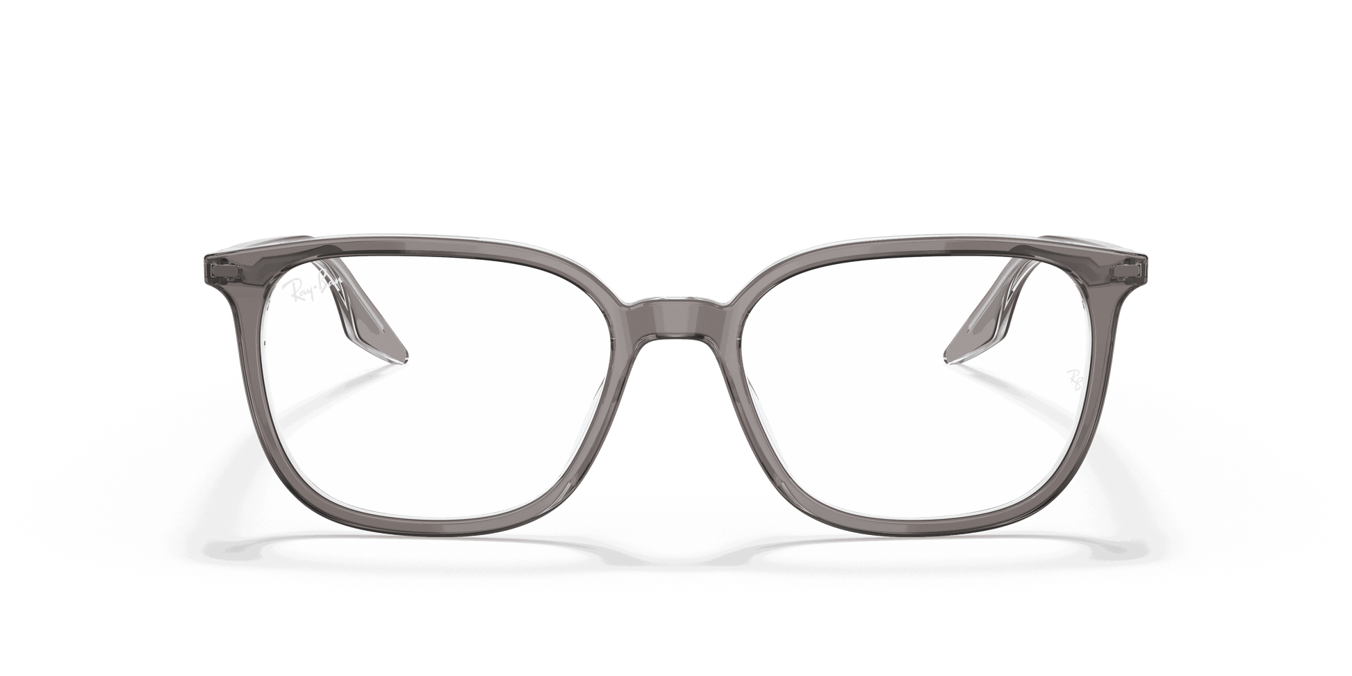 [Clear Lenses, Polished Grey On Transparent Frame]