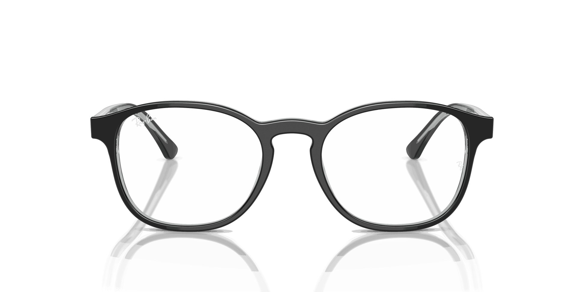 [Clear Lenses, Polished Dark Grey On Transparent Grey Frame]