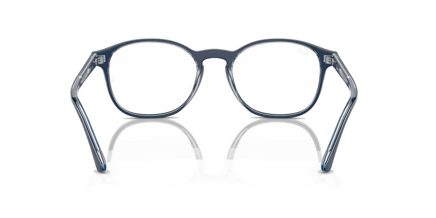 [Clear Lenses, Polished Blue On Transparent Blue Frame]
