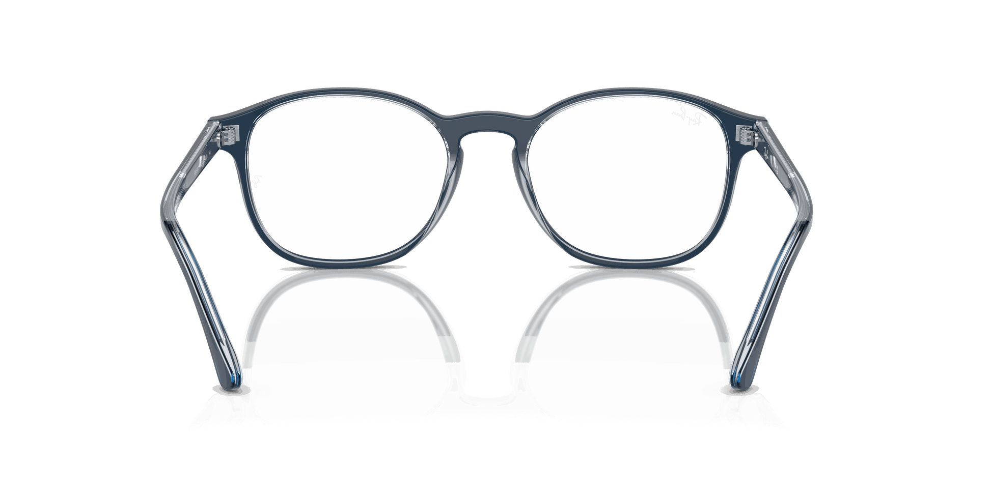 [Clear Lenses, Polished Blue On Transparent Blue Frame]