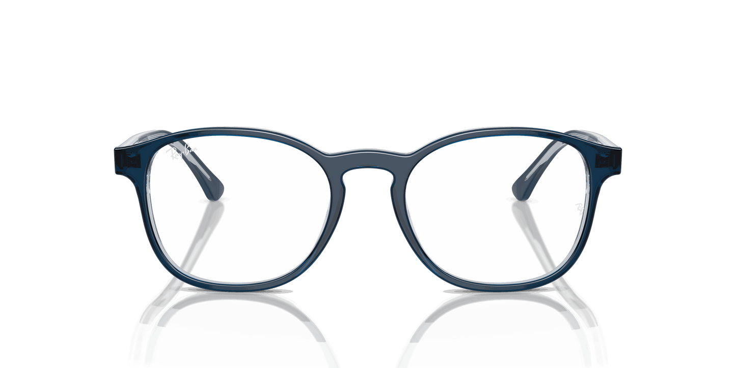 [Clear Lenses, Polished Blue On Transparent Blue Frame]