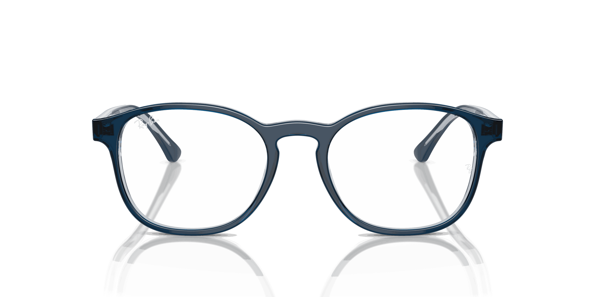 [Clear Lenses, Polished Blue On Transparent Blue Frame]