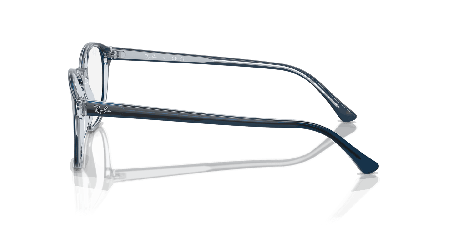 [Clear Lenses, Polished Blue On Transparent Blue Frame]