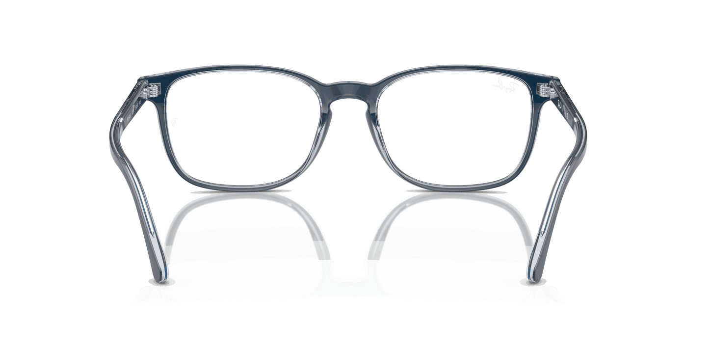 [Clear Lenses, Polished Blue On Transparent Blue Frame]