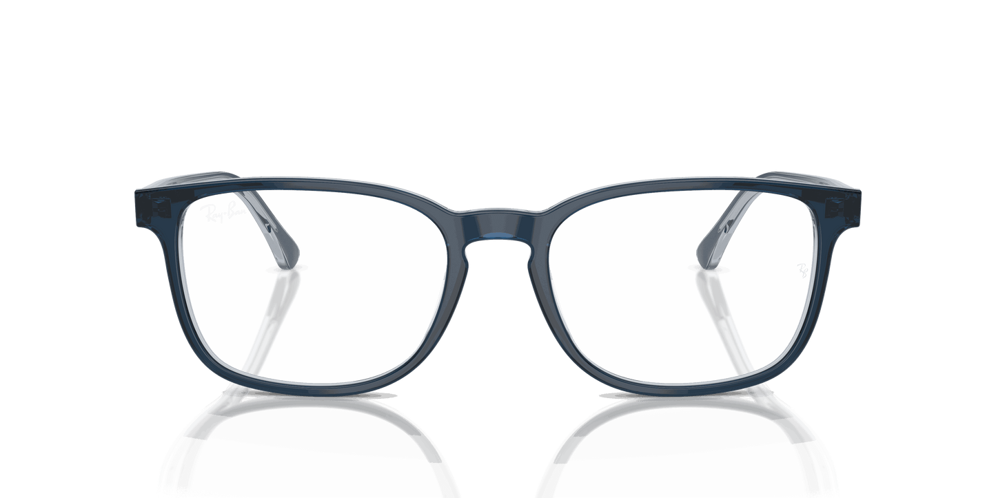 [Clear Lenses, Polished Blue On Transparent Blue Frame]