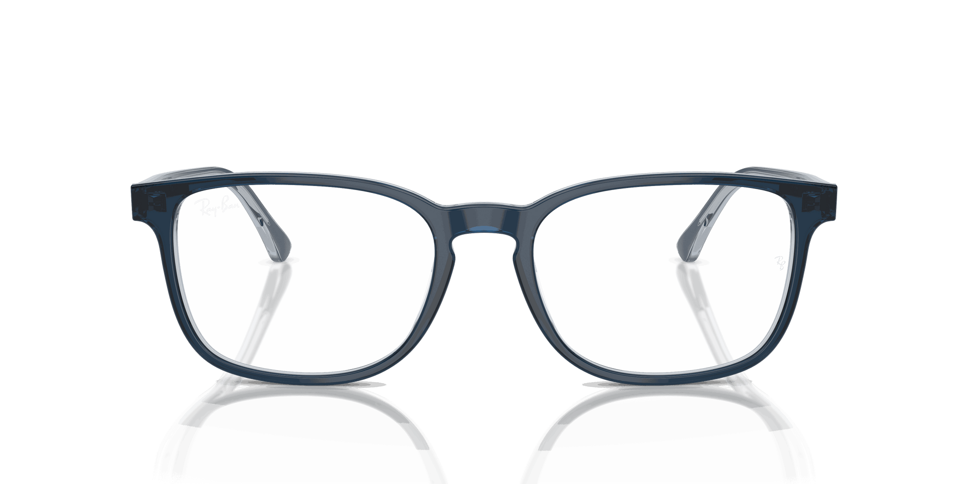 [Clear Lenses, Polished Blue On Transparent Blue Frame]