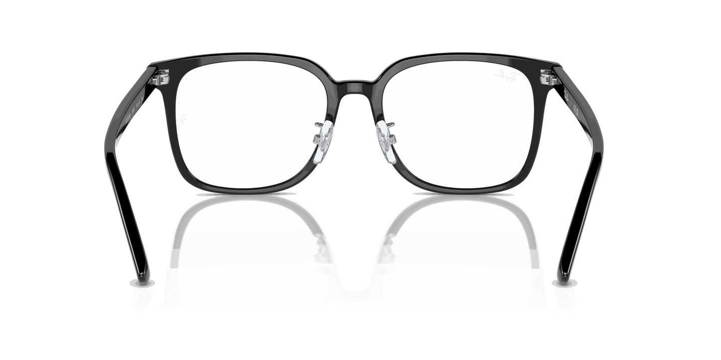 [Clear Lenses, Polished Black Frame]