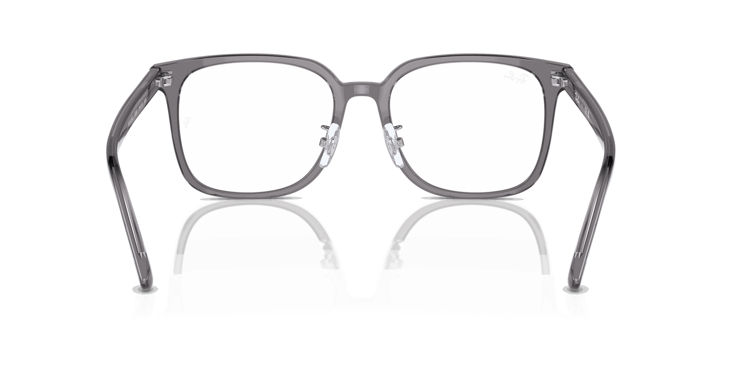 [Clear Lenses, Polished Transparent Grey Frame]