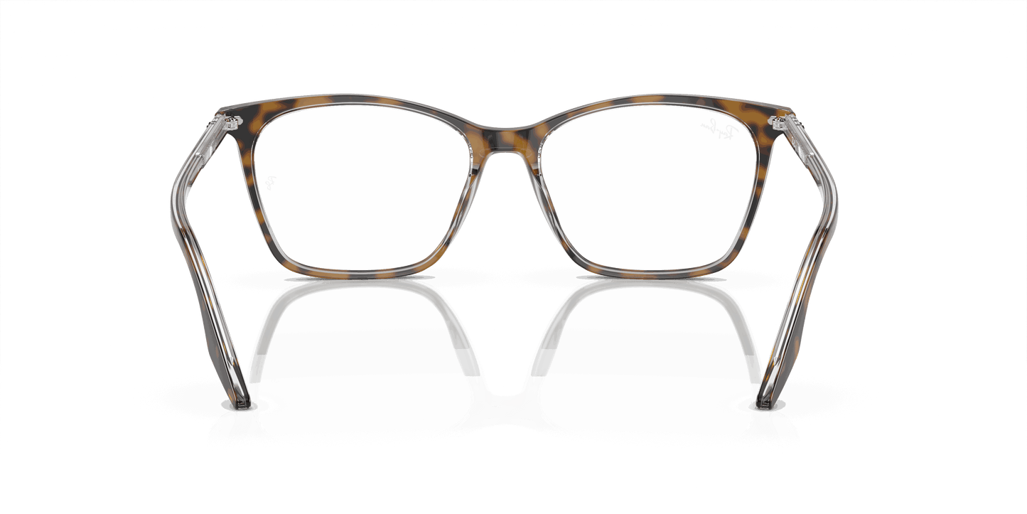[Demo Lens Lenses, Polished Havana On Transparent Frame]