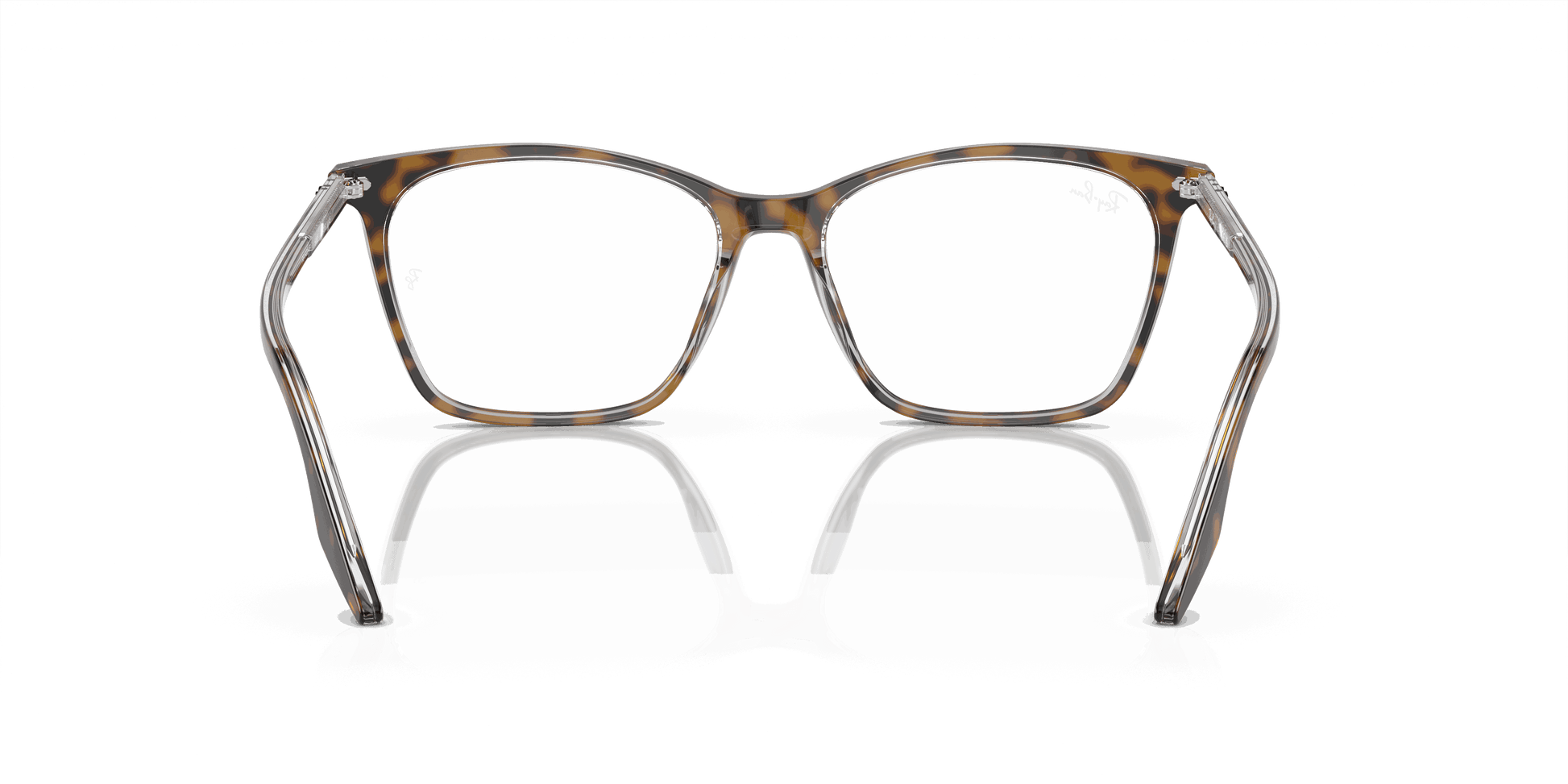 [Demo Lens Lenses, Polished Havana On Transparent Frame]