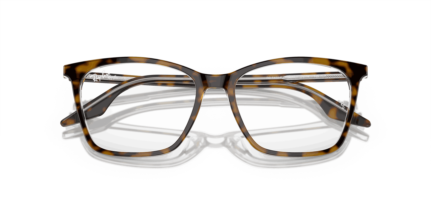[Demo Lens Lenses, Polished Havana On Transparent Frame]