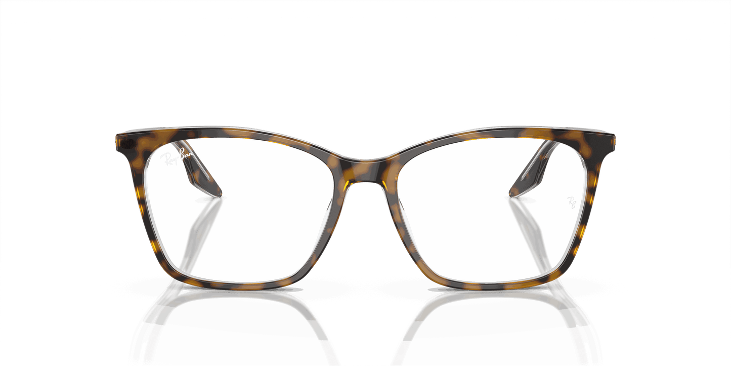 [Demo Lens Lenses, Polished Havana On Transparent Frame]