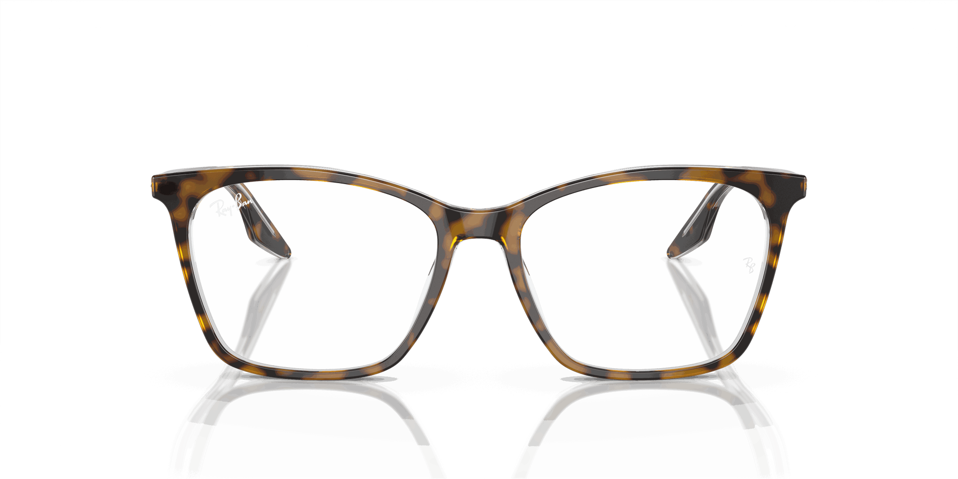 [Demo Lens Lenses, Polished Havana On Transparent Frame]