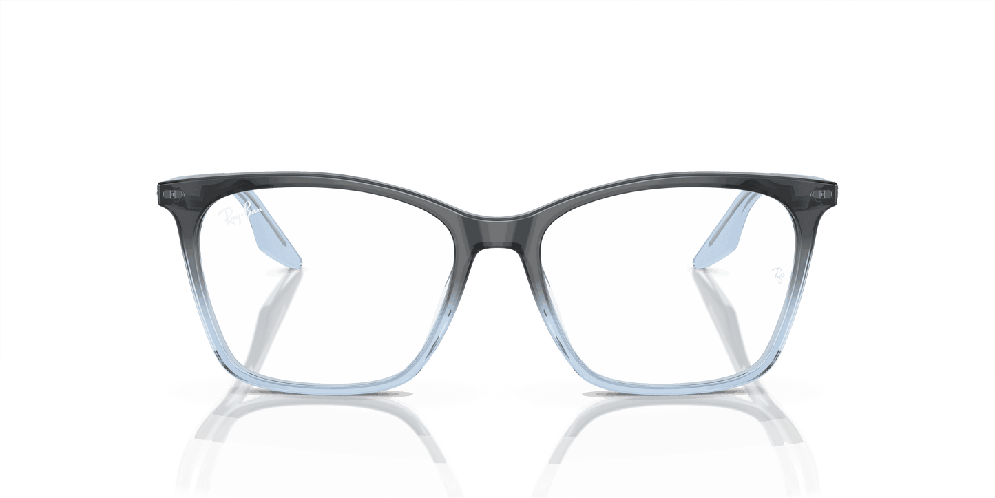 [Demo Lens Lenses, Polished Blue & Light Blue Frame]