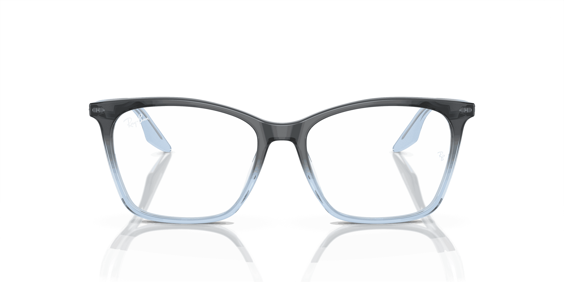 [Demo Lens Lenses, Polished Blue & Light Blue Frame]