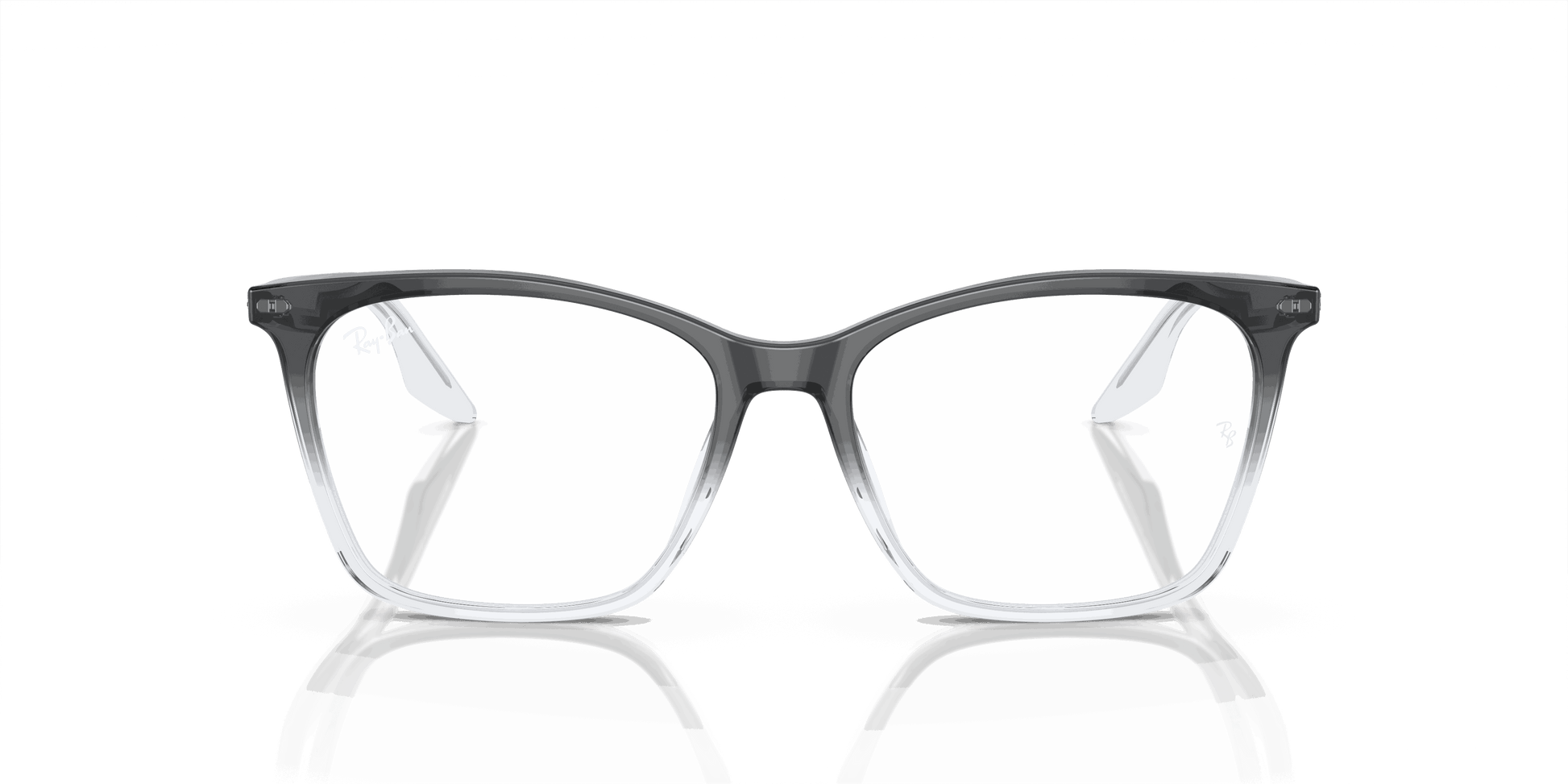[Clear Lenses, Polished Dark Grey Frame]