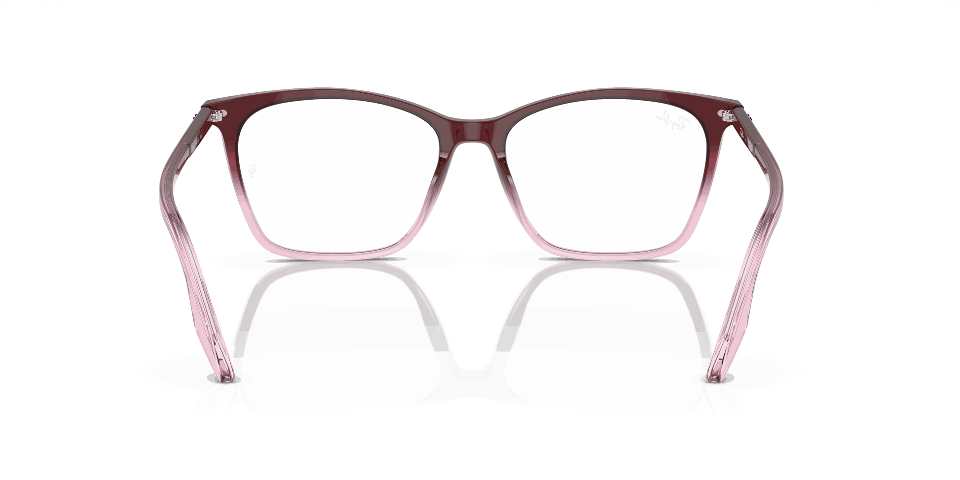 [Clear Lenses, Polished Red & Pink Frame]