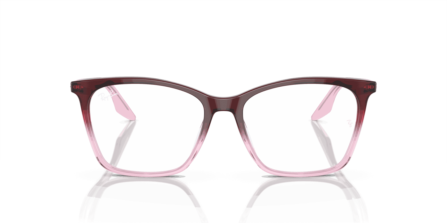 [Clear Lenses, Polished Red & Pink Frame]