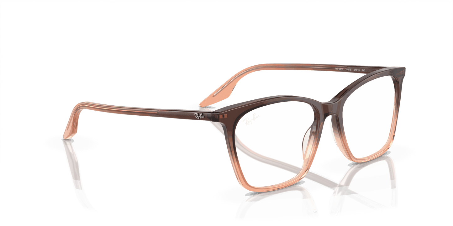 [Demo Lens Lenses, Polished Brown & Orange Frame]