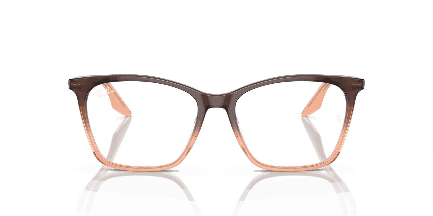 [Demo Lens Lenses, Polished Brown & Orange Frame]