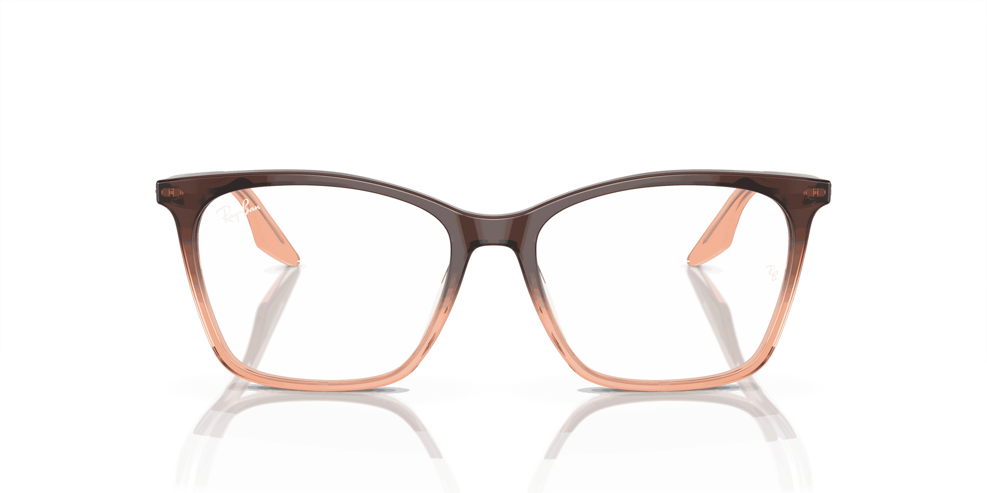 [Demo Lens Lenses, Polished Brown & Orange Frame]