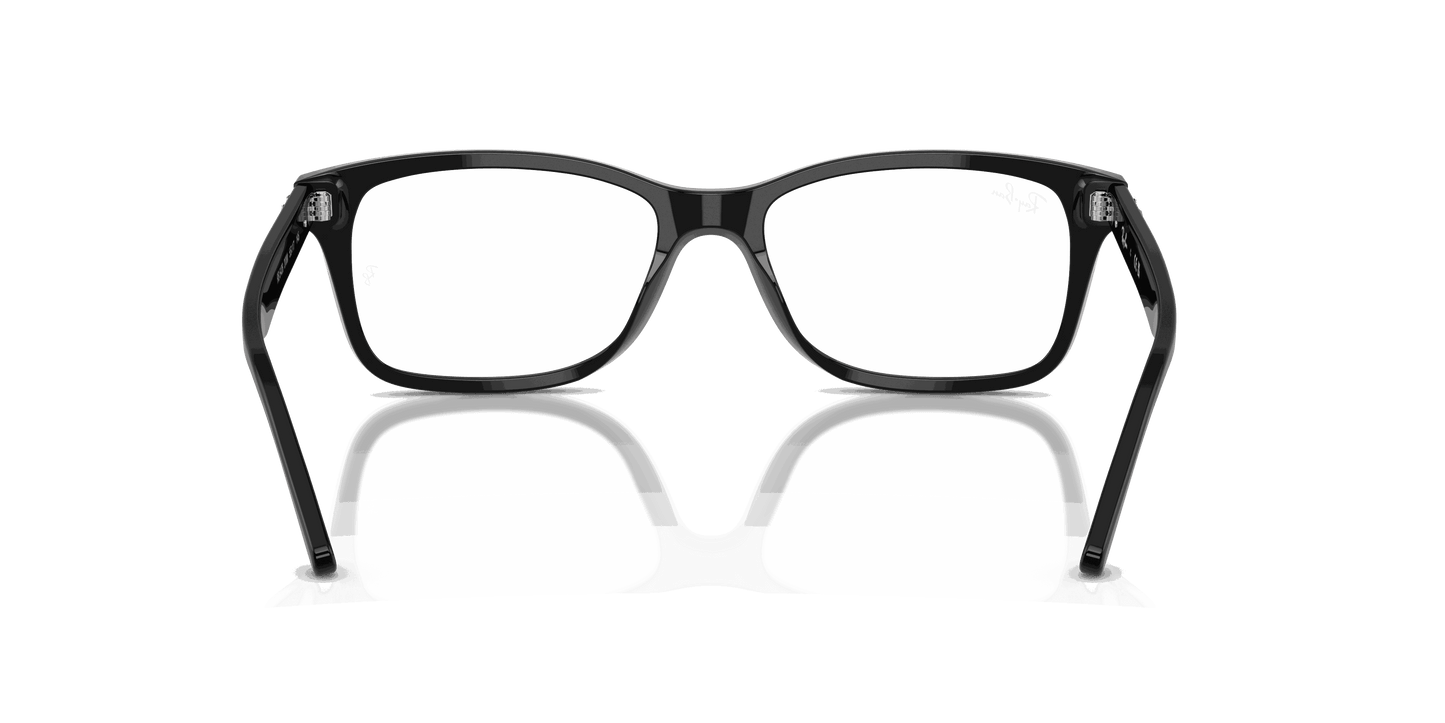 [Clear Lenses, Polished Black Frame]