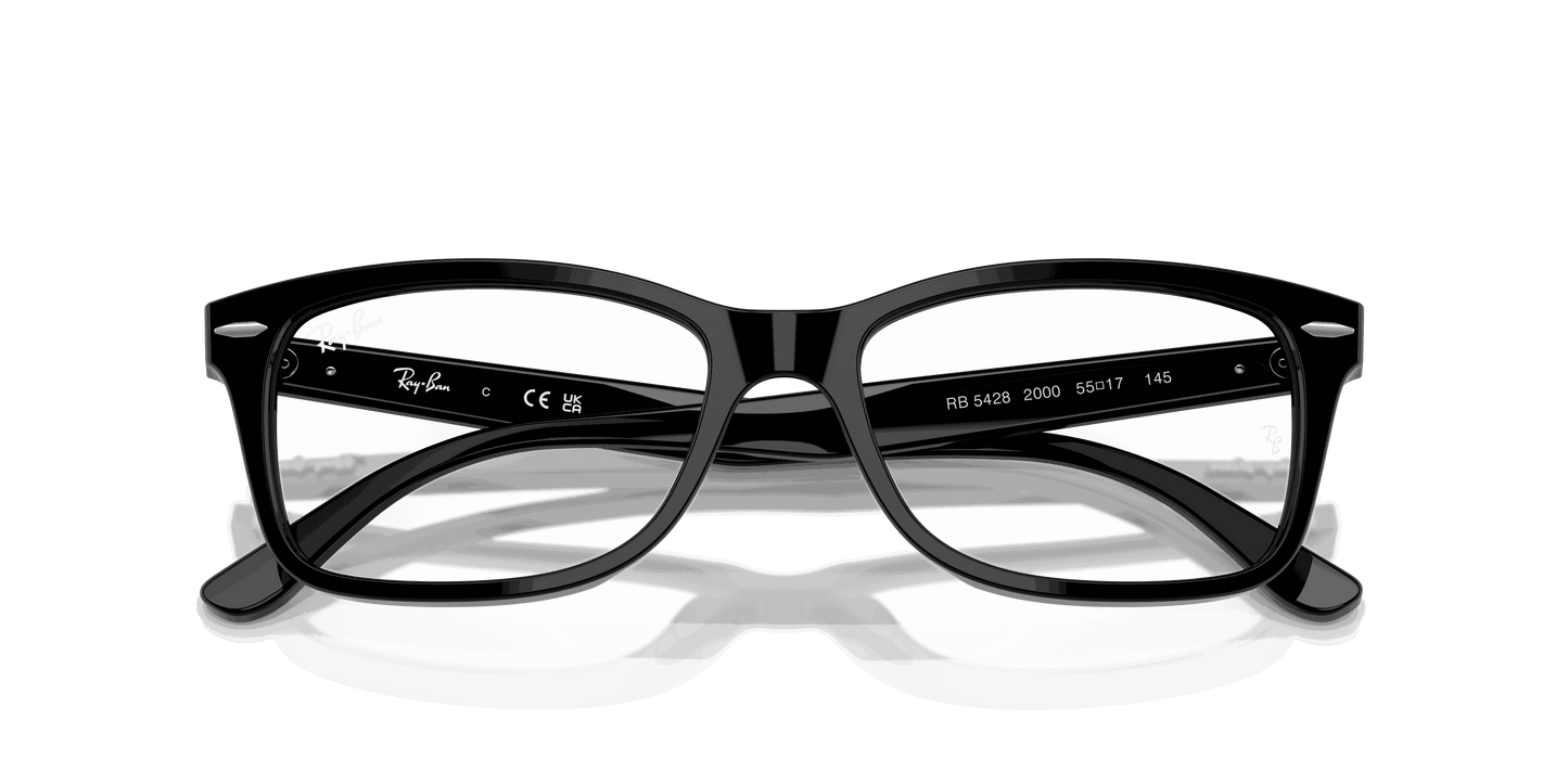 [Clear Lenses, Polished Black Frame]