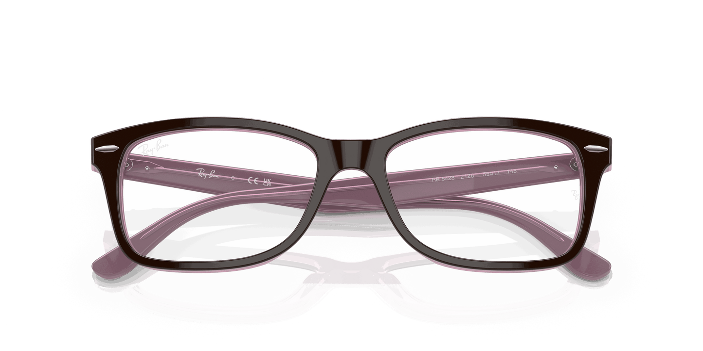 [Clear Lenses, Polished Brown On Pink Frame]