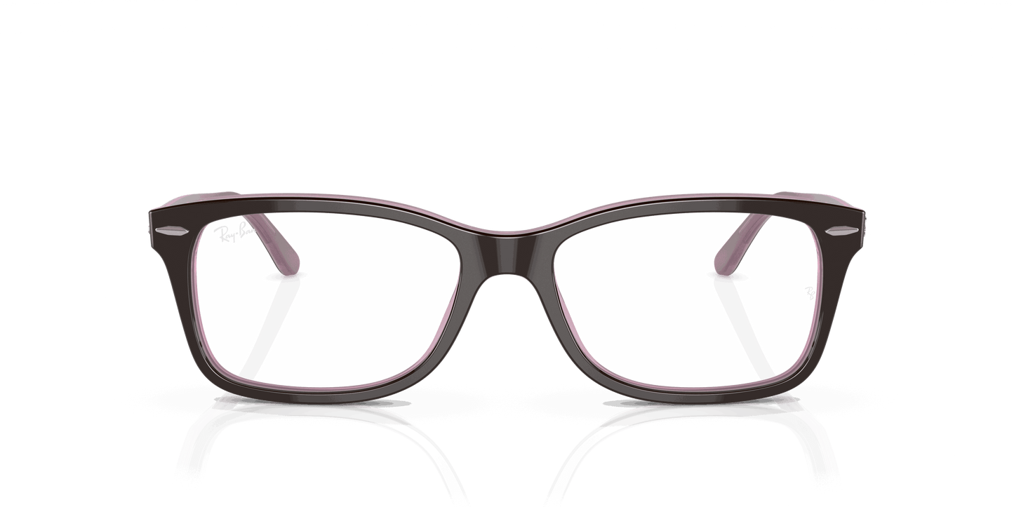 [Clear Lenses, Polished Brown On Pink Frame]